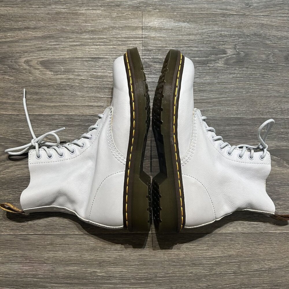 Dr Martens SZ 9 41 Chelsea Boots 1460 Pascal Leather Virginia Light Blue Grunge - Picture 10 of 11